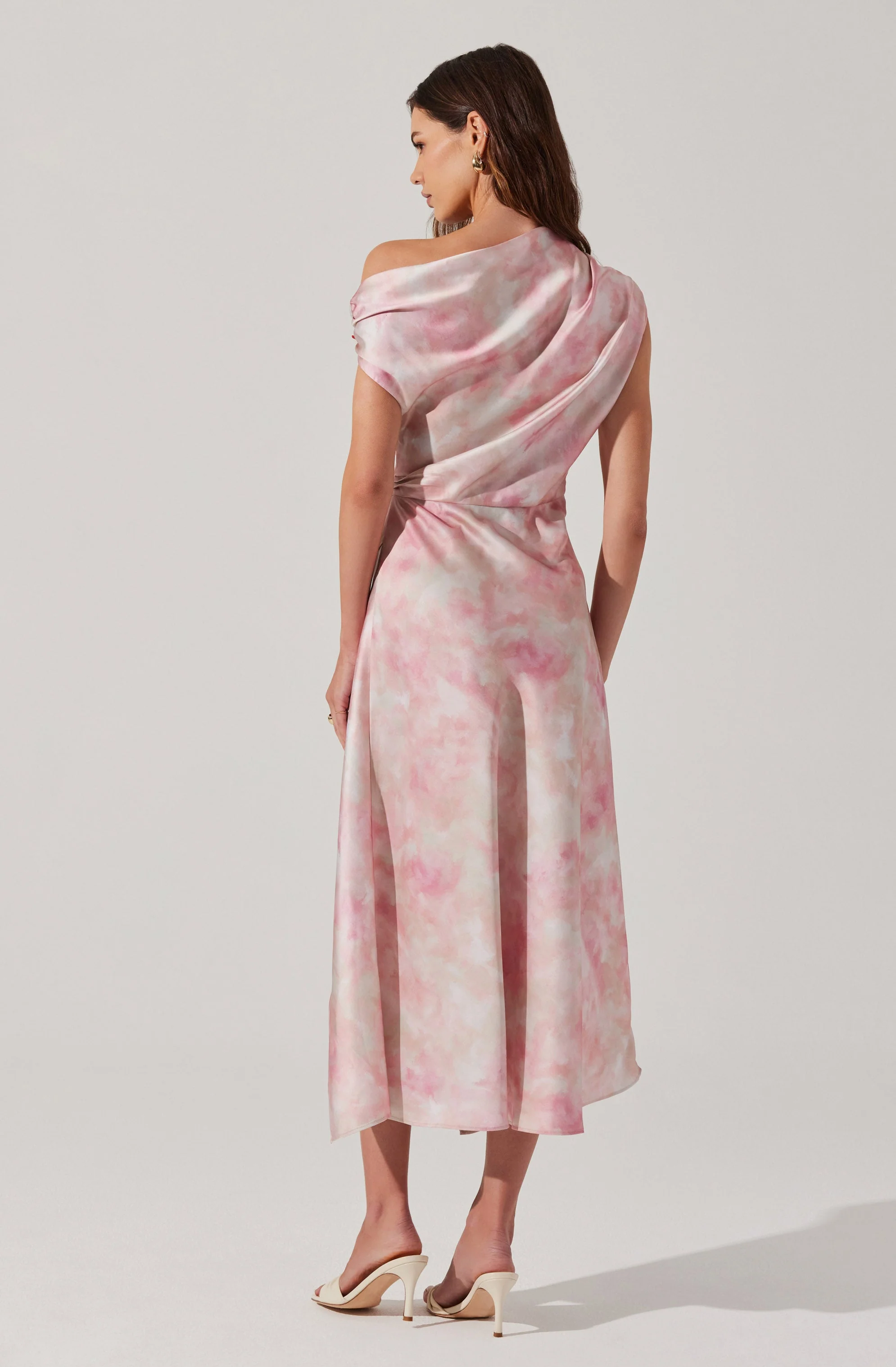 Mairyn Tie Dye Satin Dress