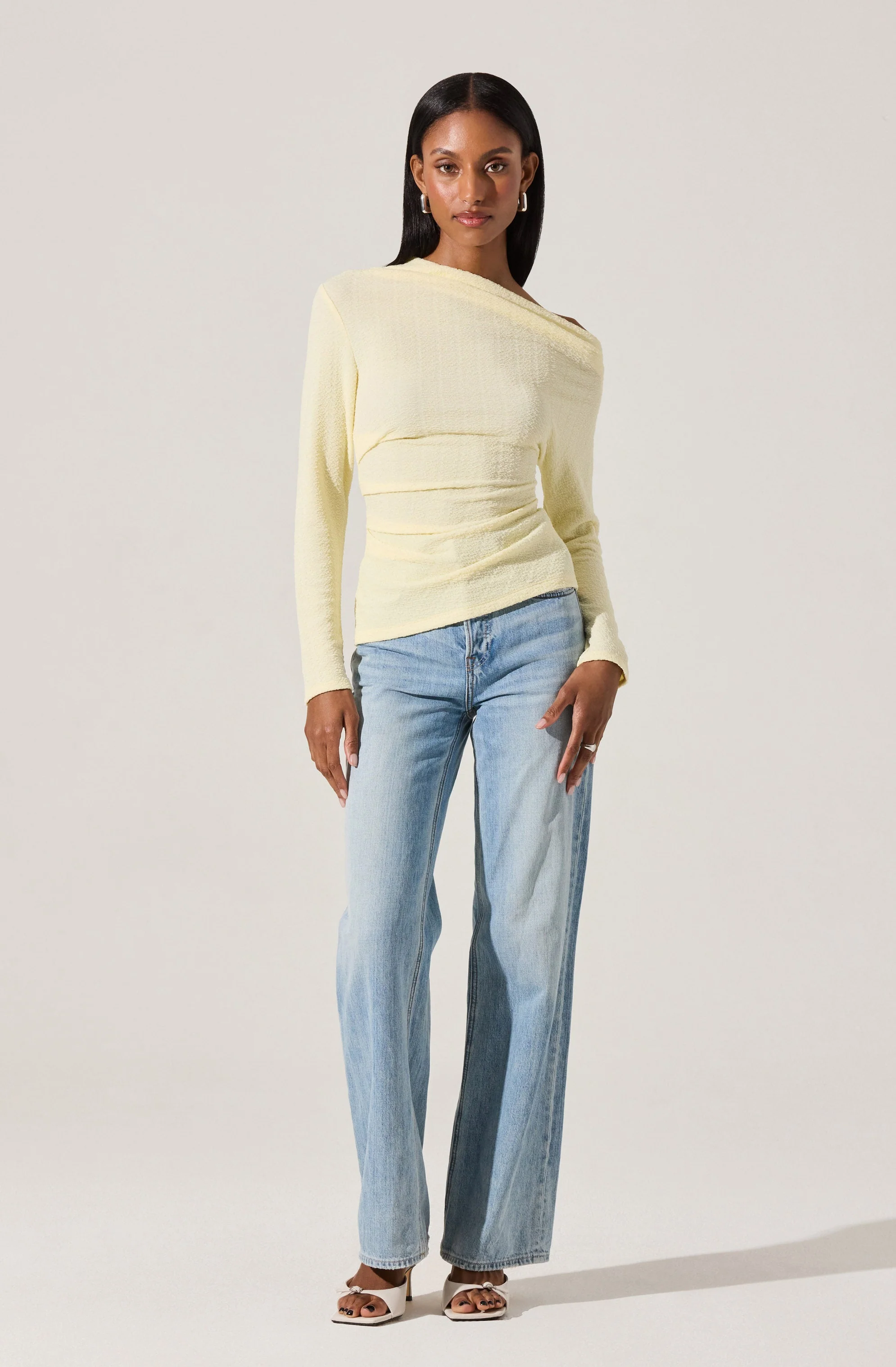 Textured Off Shoulder Top