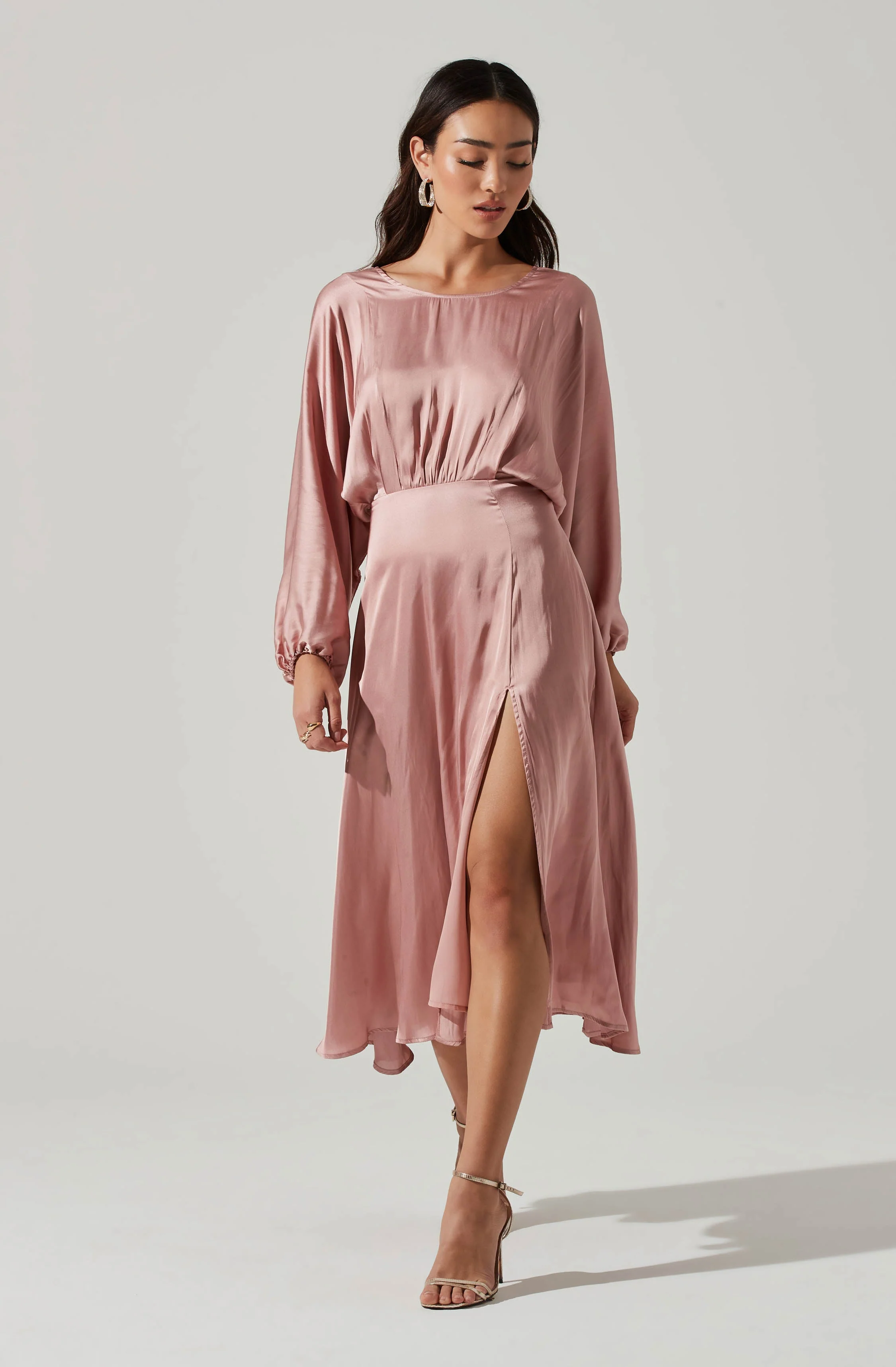 Marin Dolman Sleeve Midi Dress
