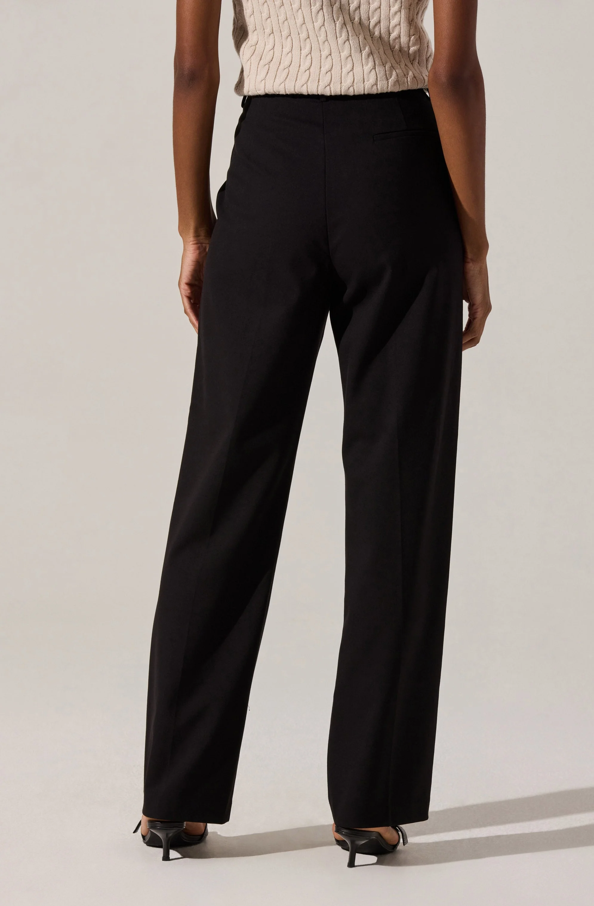 Brooks Pleated Tailored Pants