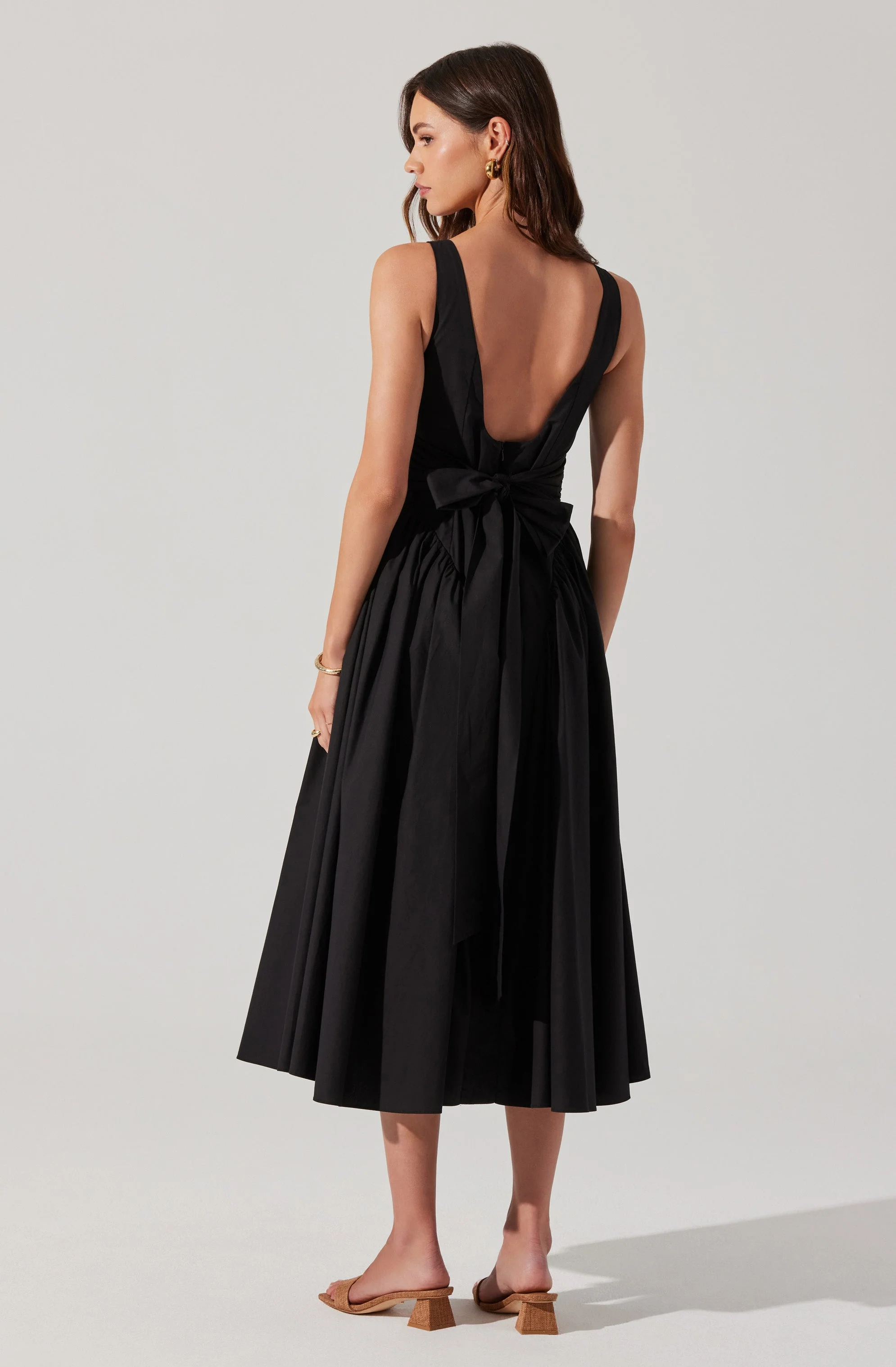 Vinya Poplin Drop Waist Dress