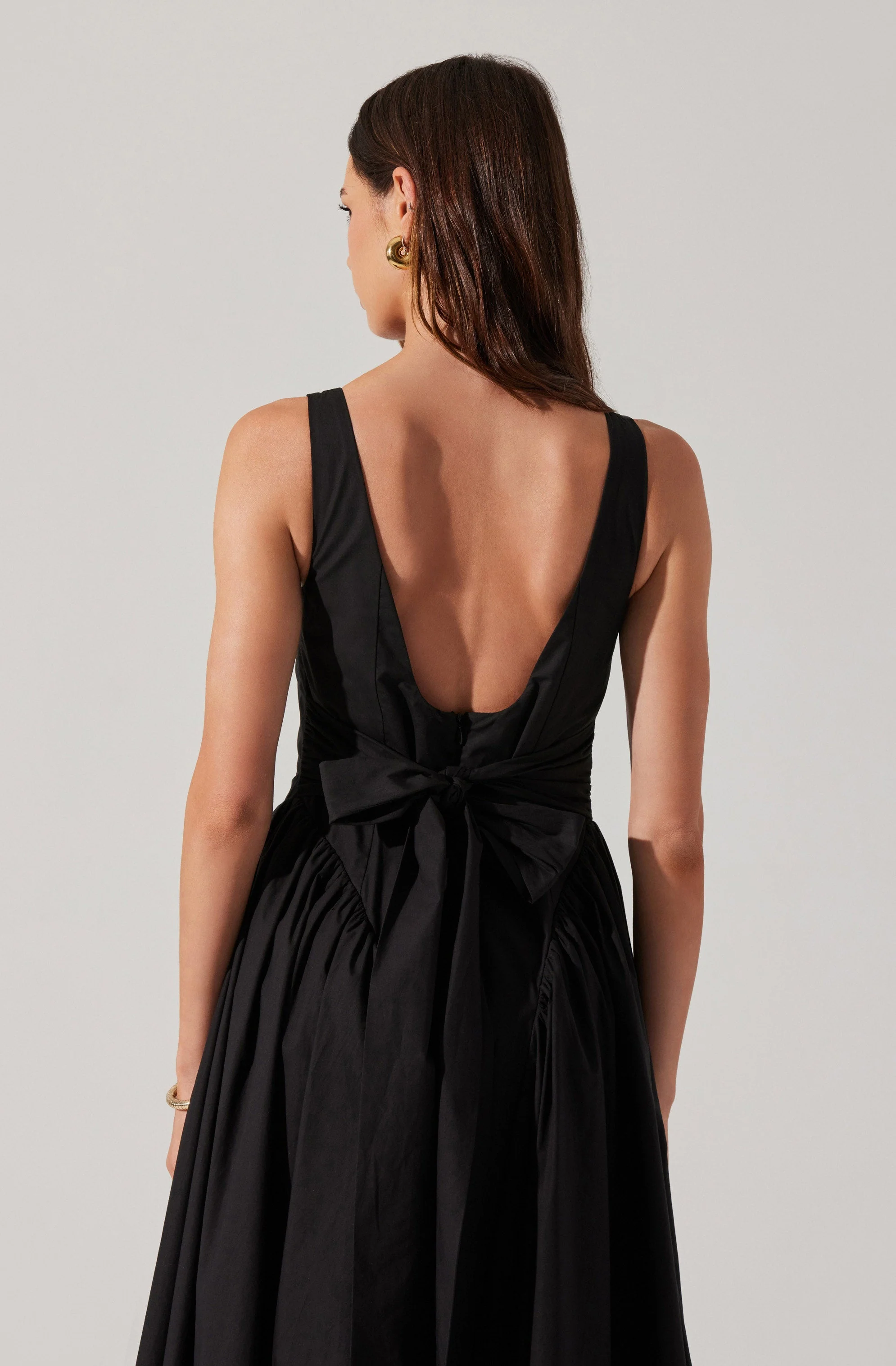 Vinya Poplin Drop Waist Dress