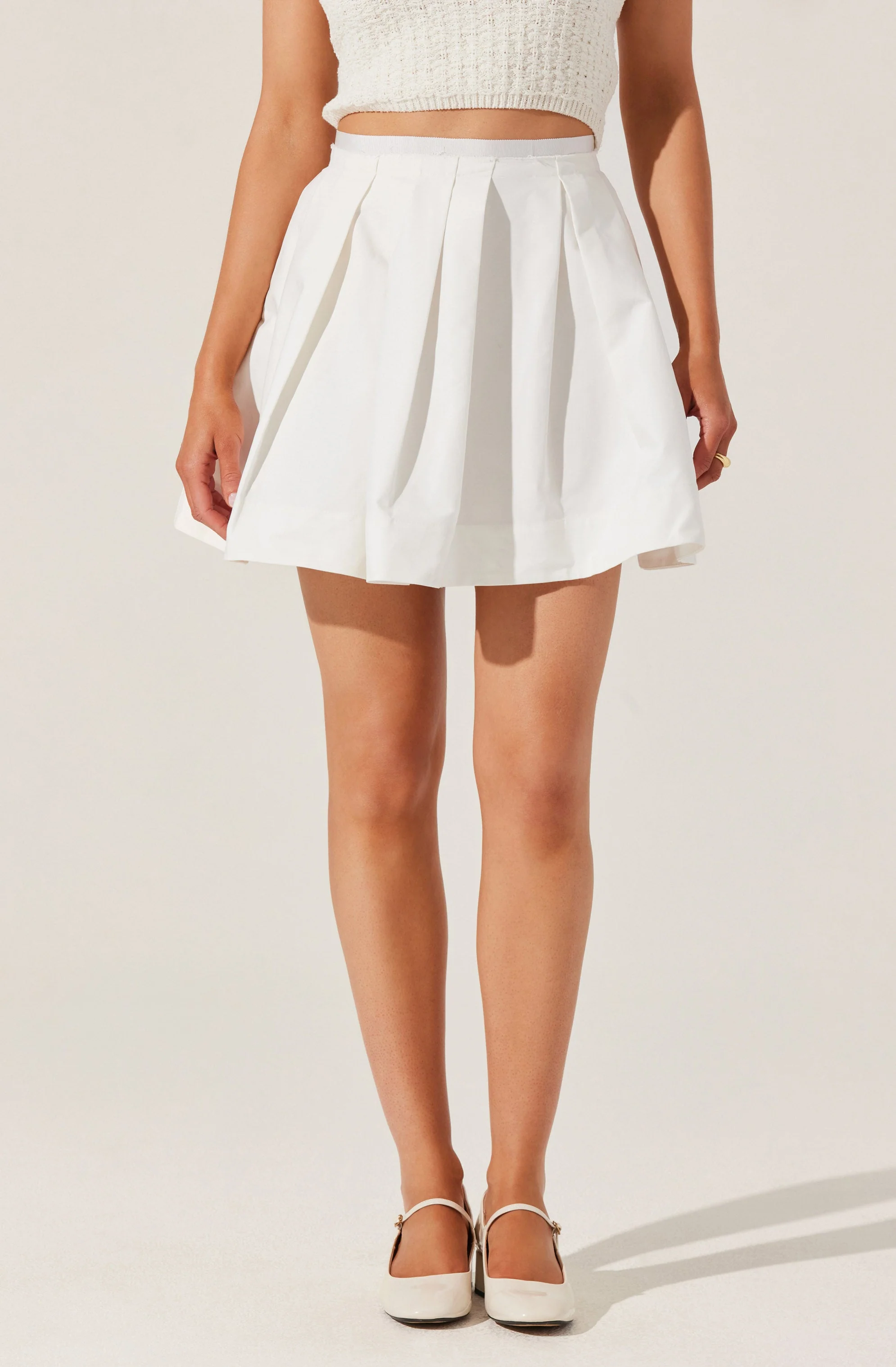 Antheia Pleated Mini Skirt