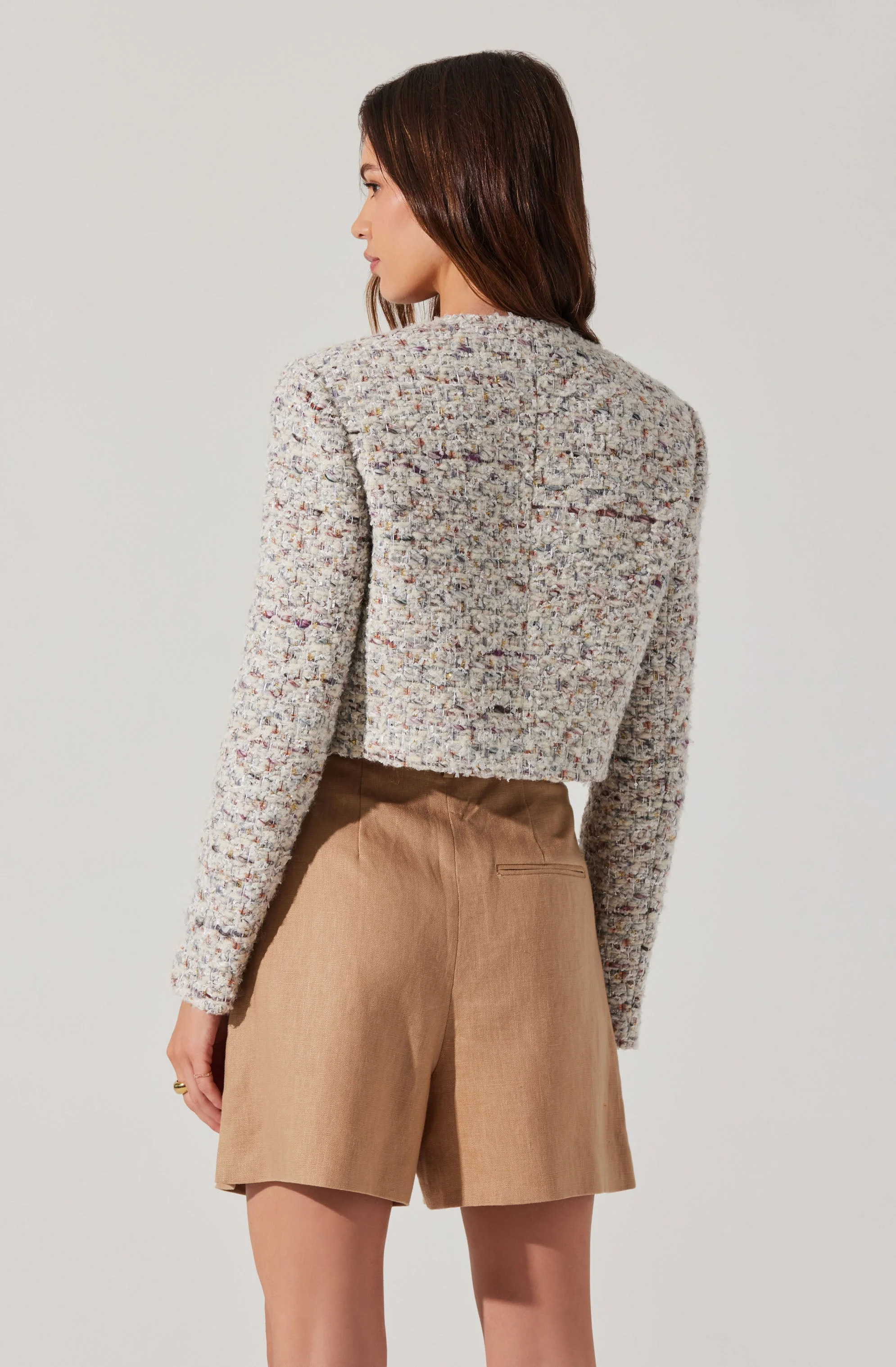 Covina Cropped Tweed Jacket