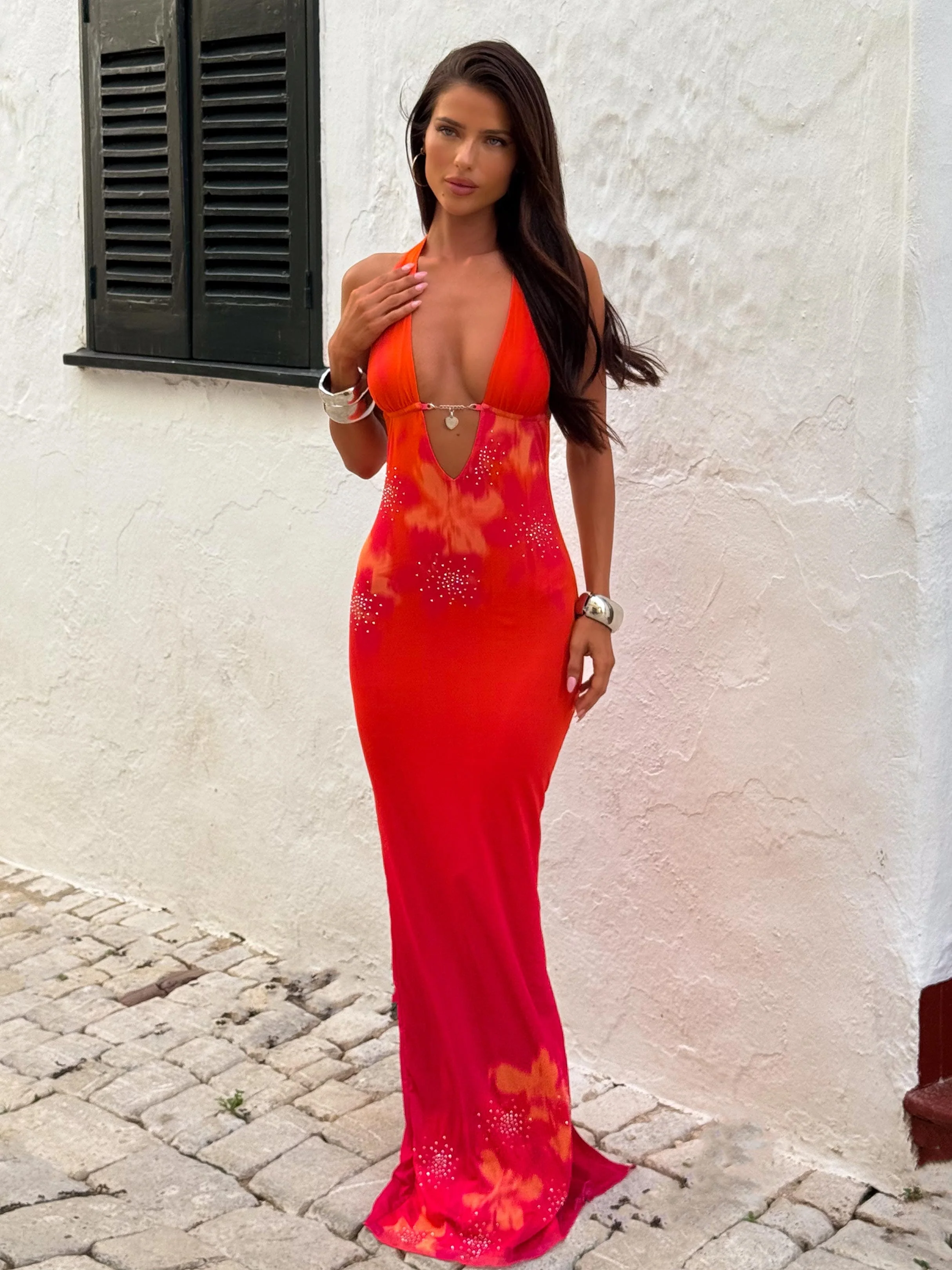 Wolfe Maxi Dress Sunset