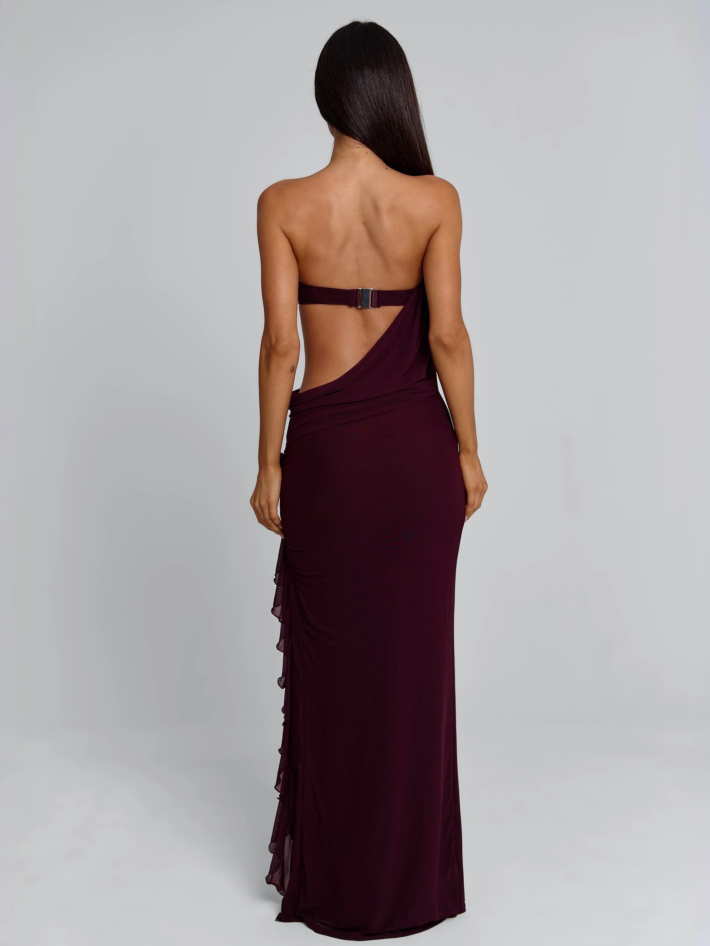 Milan Maxi Dress Deep Mauve