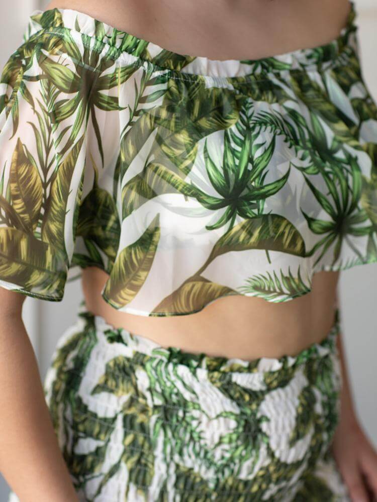 Coco Palm Leaf Set - FINAL SALE