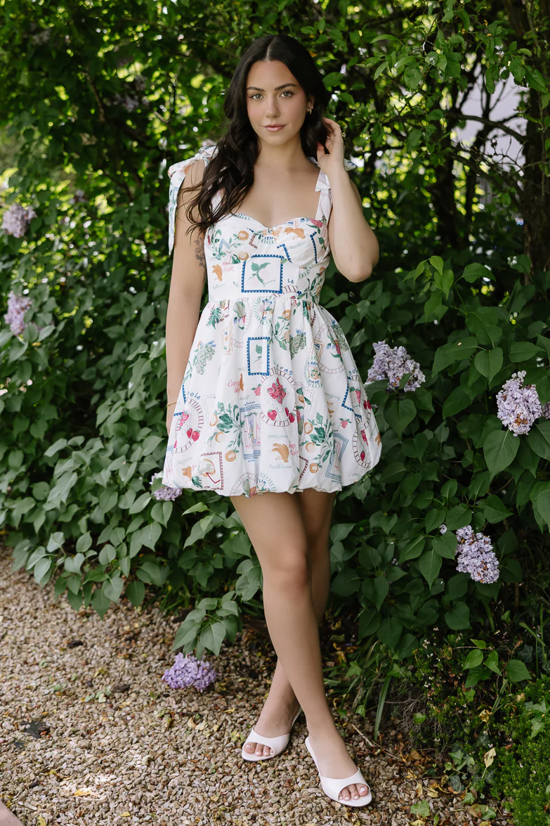 Le Fragole Print Mini Dress - FINAL SALE