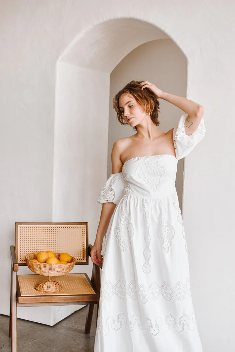 Mustique Off the Shoulder Maxi Dress - FINAL SALE