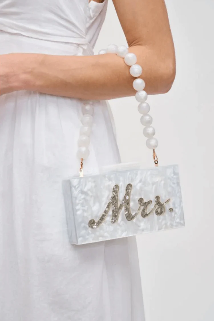 Lotus Mrs. Acrylic Clutch