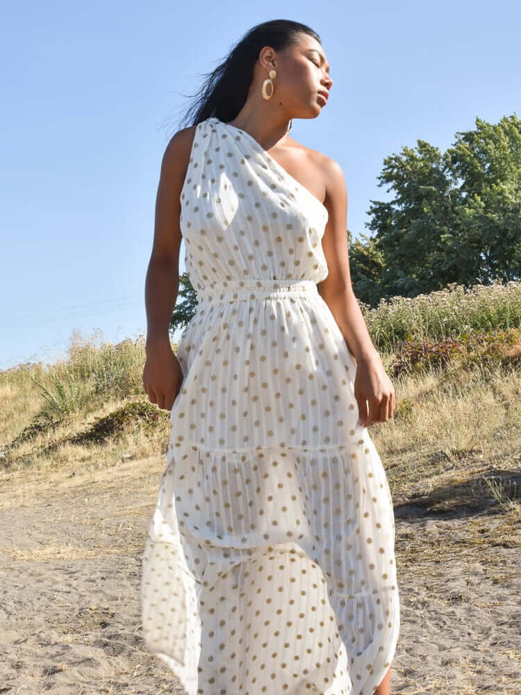 Ellyn Long Dress- Dubai Coconut - FINAL SALE