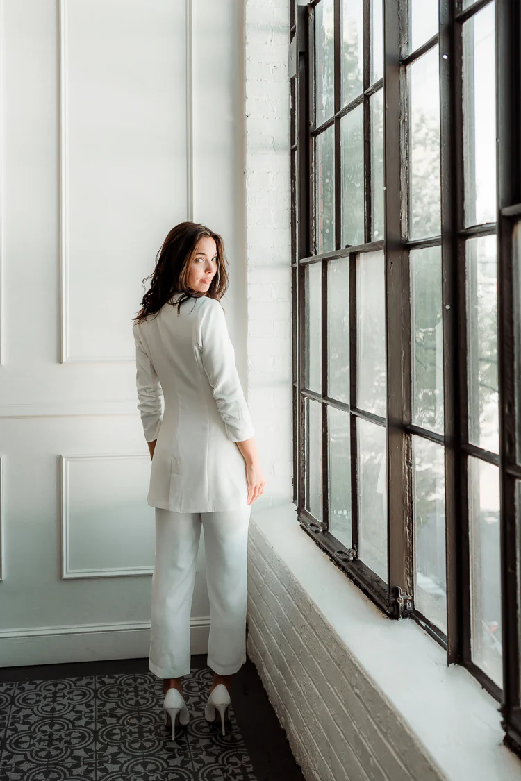 Meghan Oversized White Blazer - FINAL SALE