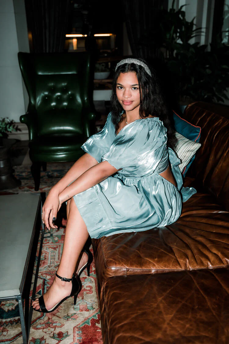 Cora Puff Sleeve Mini Dress - FINAL SALE