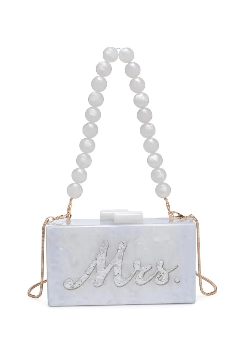 Lotus Mrs. Acrylic Clutch