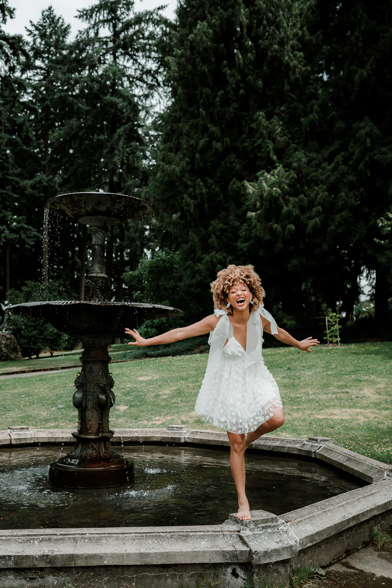 Aria 3D Floral Mini Dress - FINAL SALE