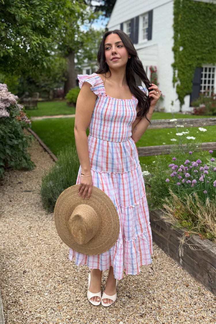 Vero Check Midi Dress - FINAL SALE