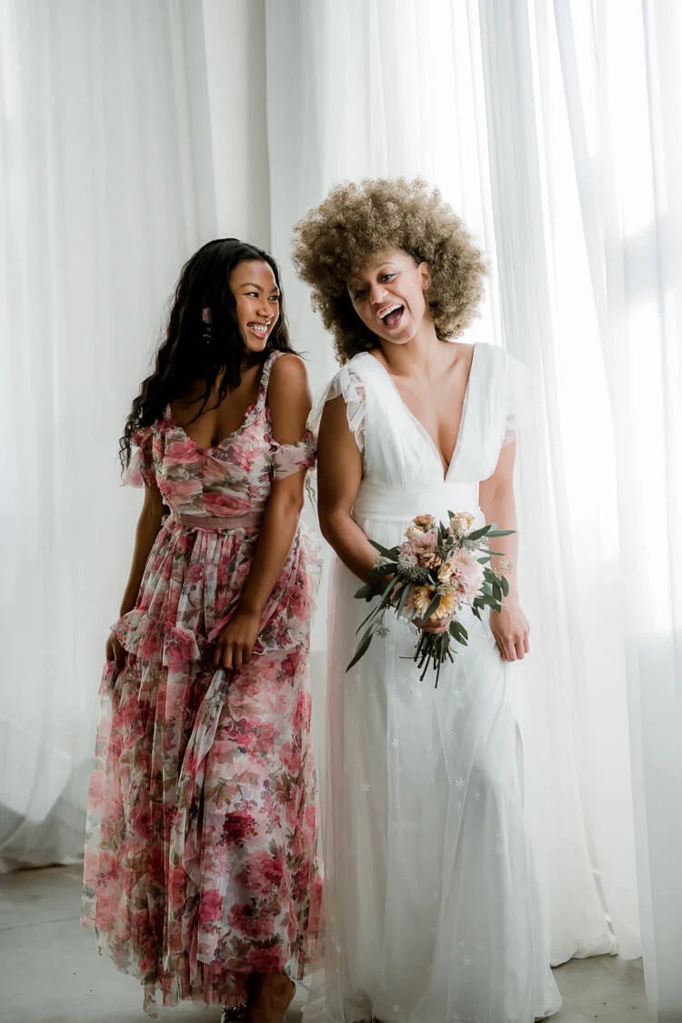 Starry Eyed Glitter Star Mesh Maxi - White