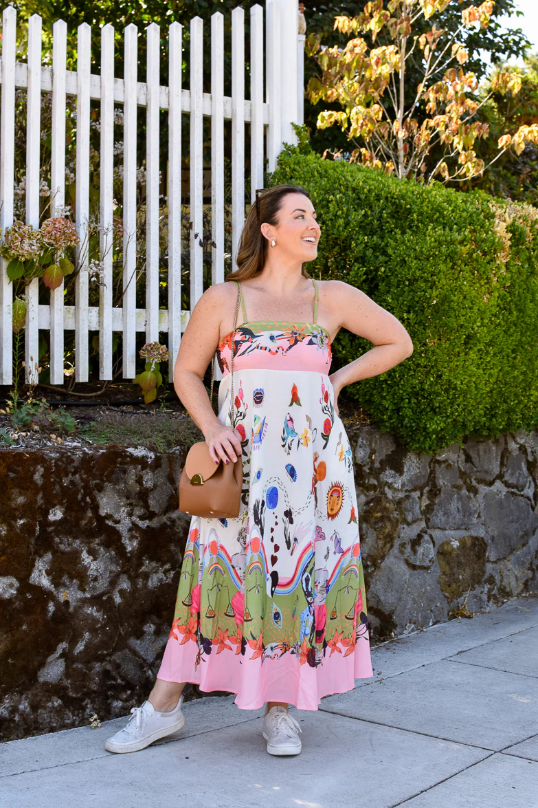 Calliope Graphic Print Maxi Dress - FINAL SALE