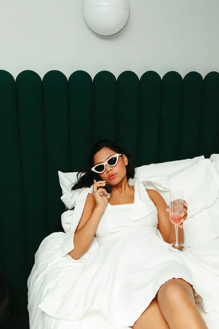 Rhinestone Cat Eye Sunglasses