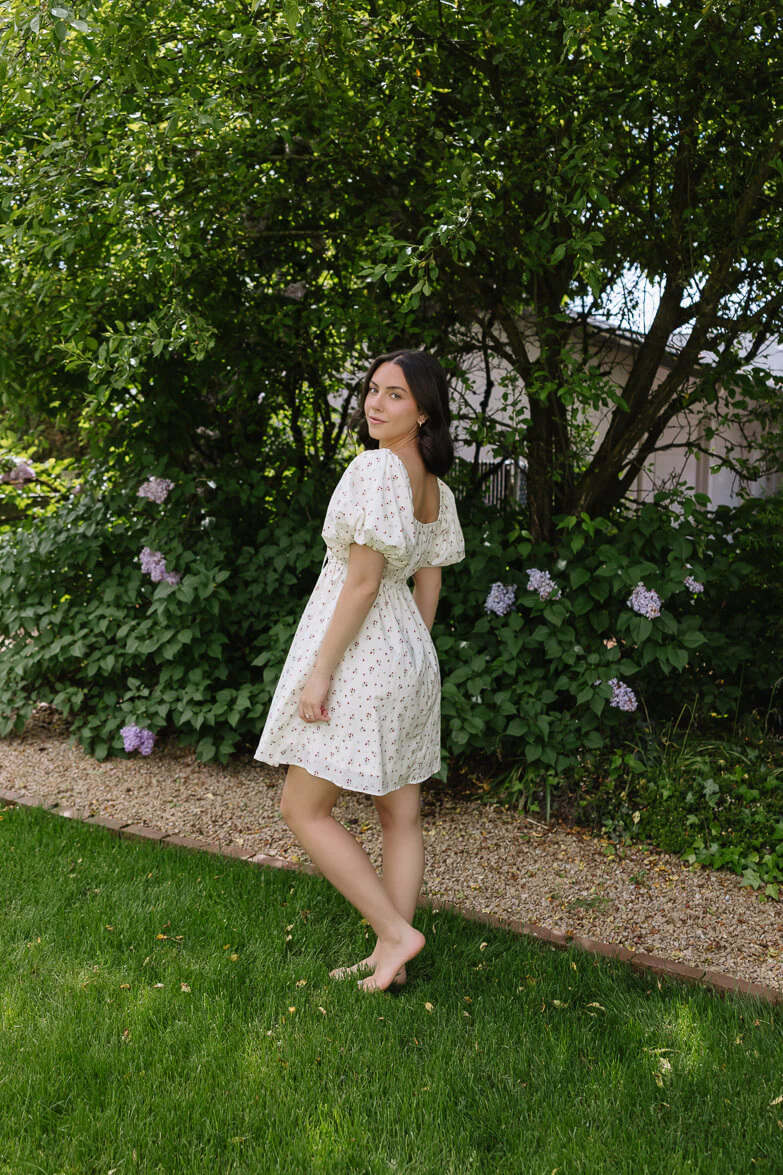 Palmer Pomegranate Mini Dress - FINAL SALE