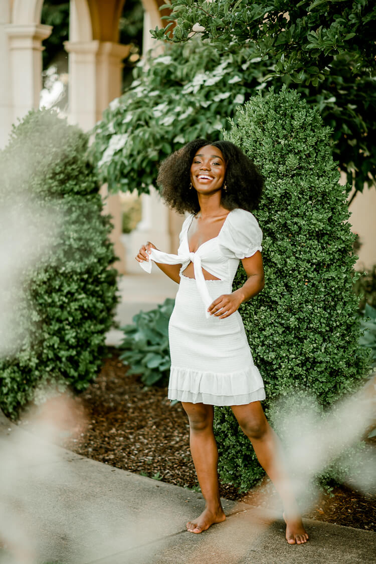 Ives Front Tie Mini Dress