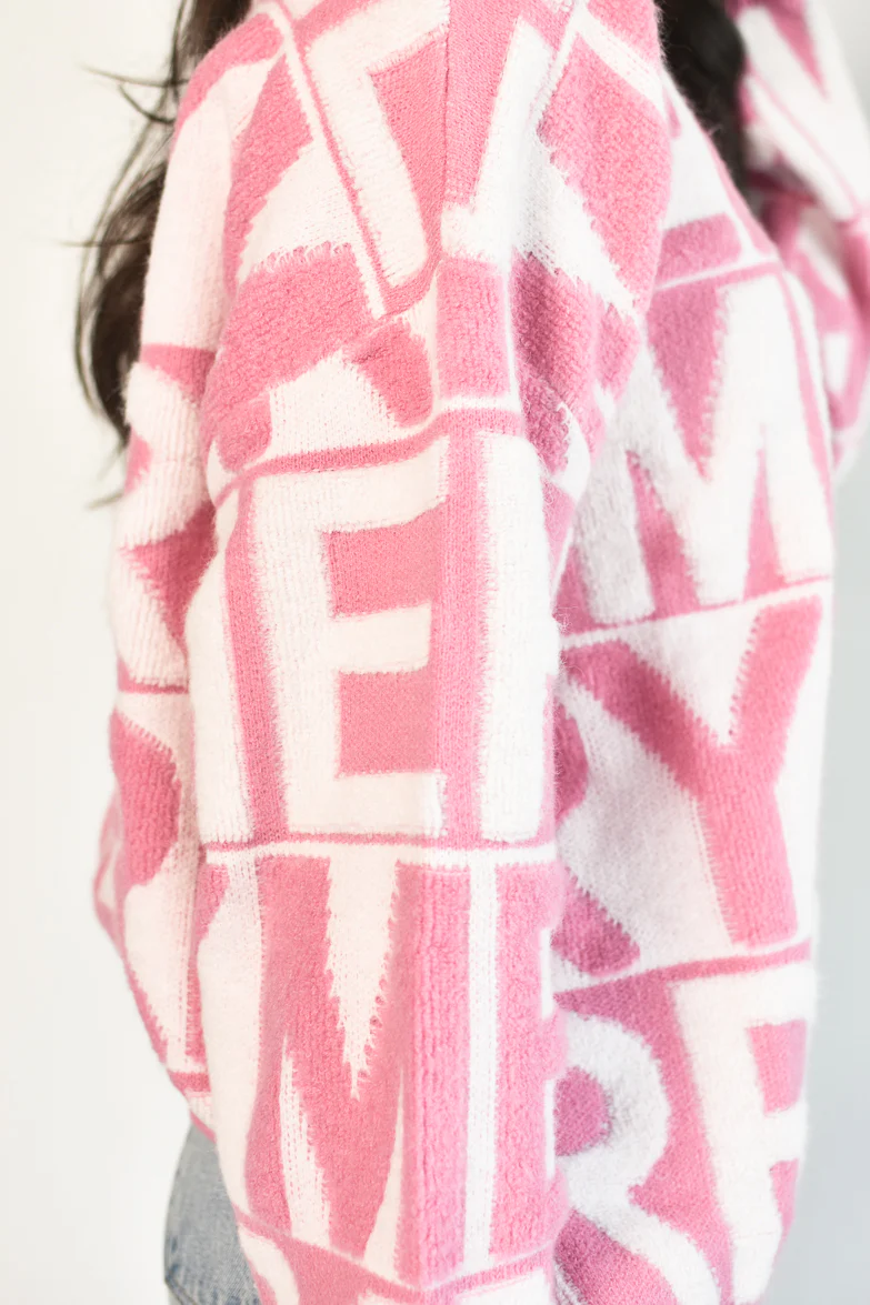Pink Merry Pullover Sweater