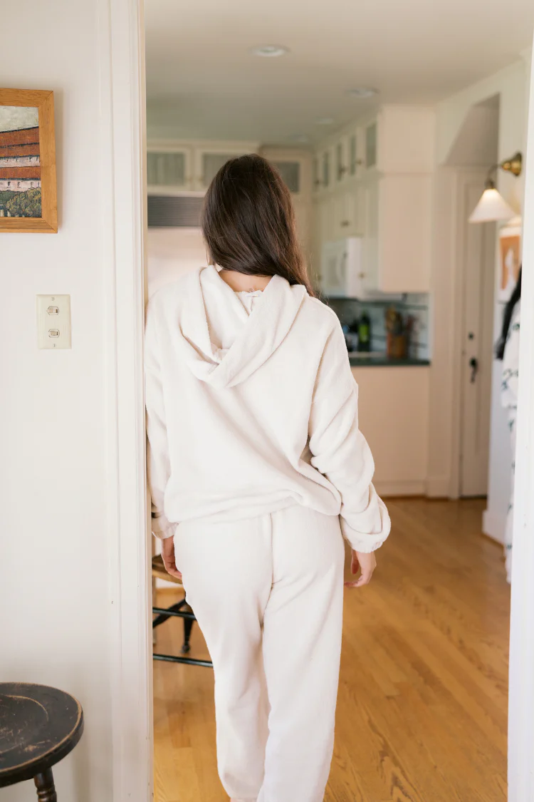 Embroidered Christmas Tree 2 Piece Sweatshirt and Joggers Set