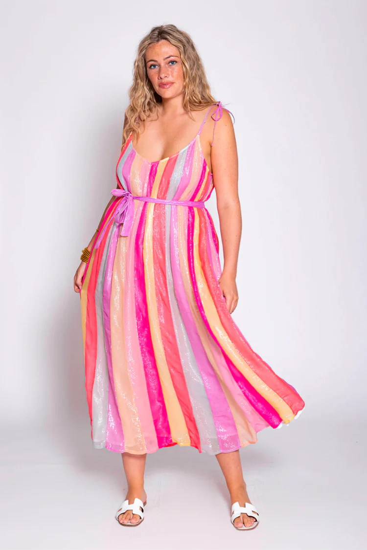 Cary Rainbow Dress - FINAL SALE