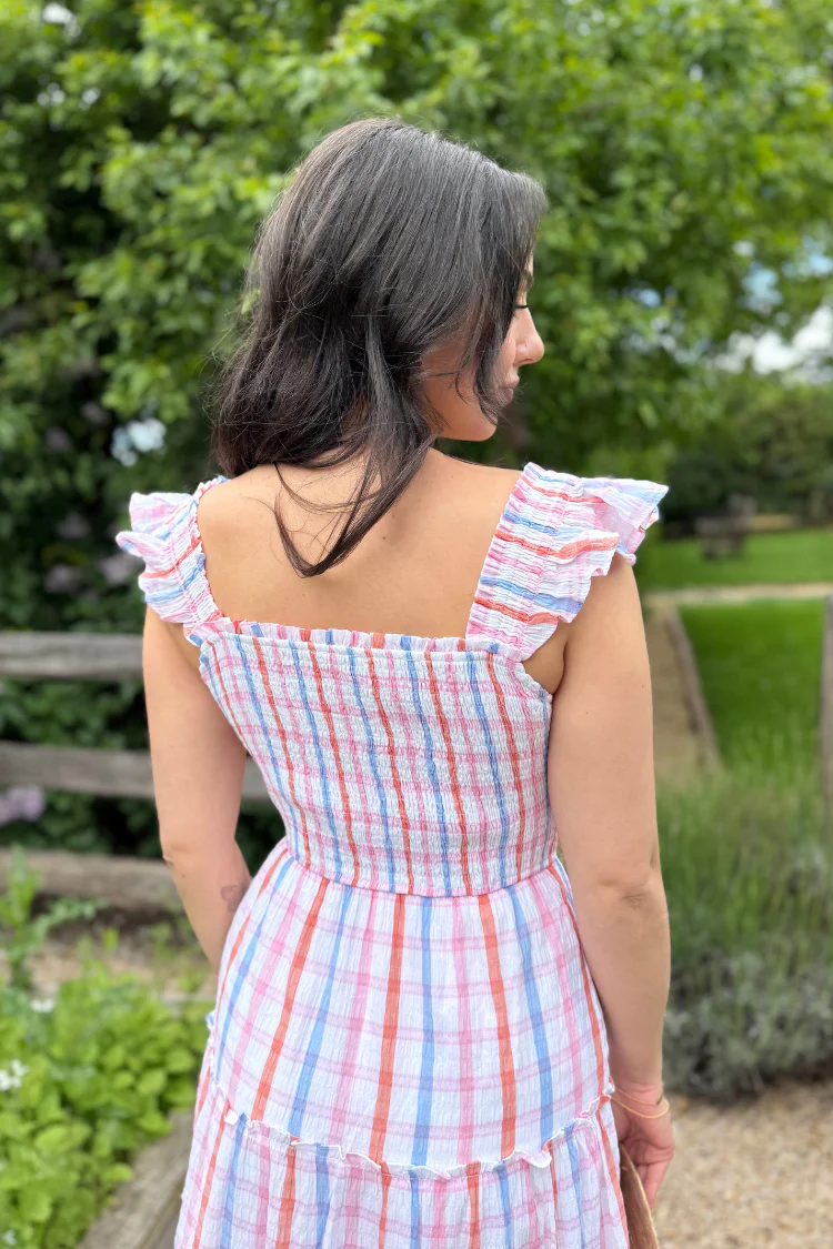 Vero Check Midi Dress - FINAL SALE