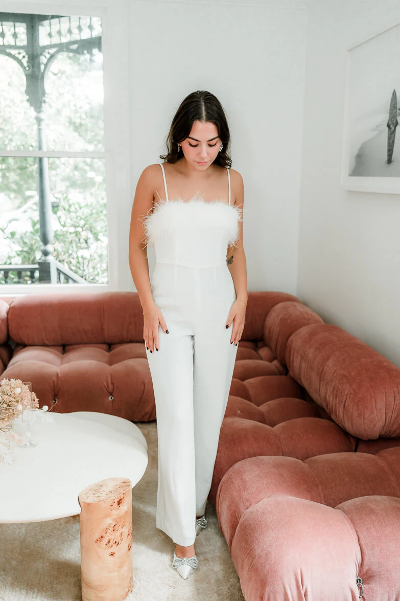 Isolde Feather Jumpsuit