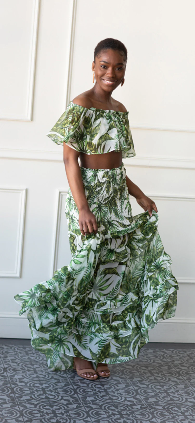 Coco Palm Leaf Set - FINAL SALE