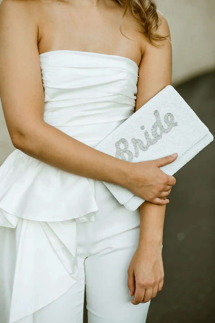 Here Comes The Bride Clutch - Large