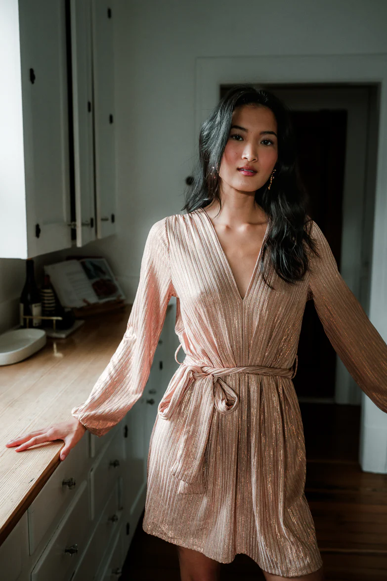 Lauren Metallic Knit Mini - FINAL SALE