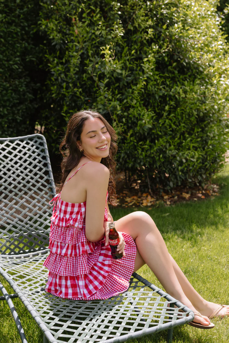 Providence Mixed Gingham Mini Dress - FINAL SALE