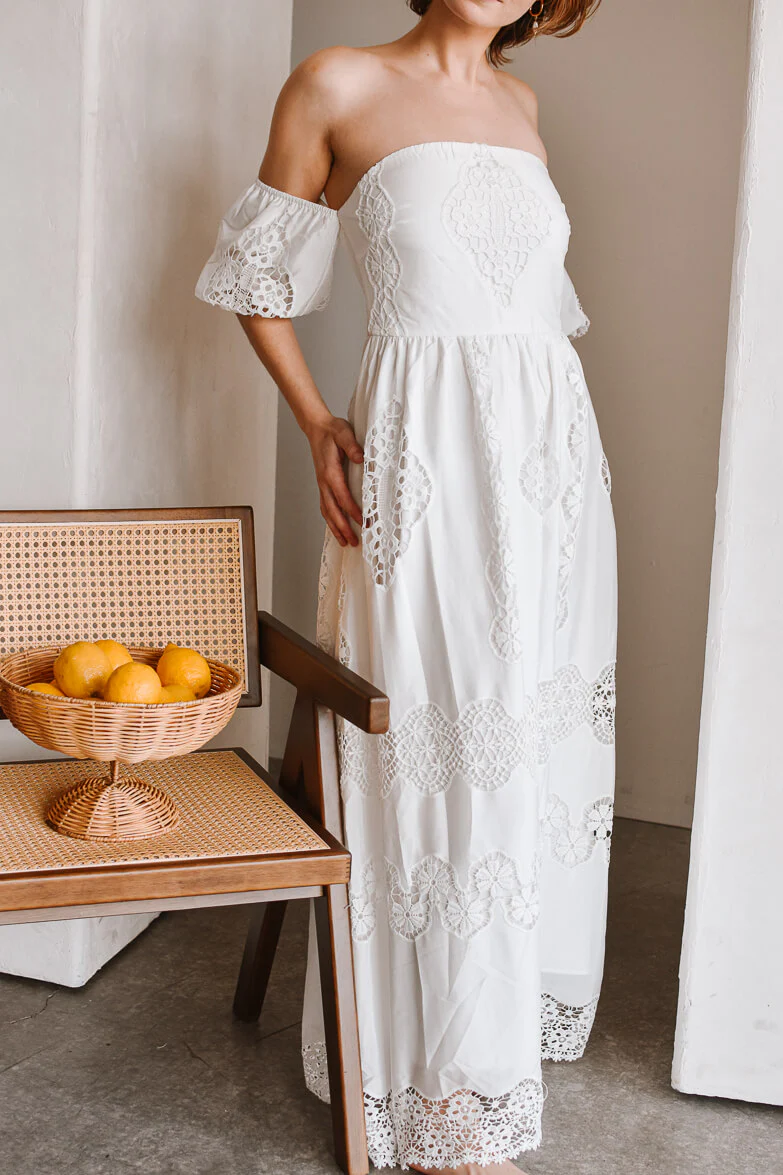 Mustique Off the Shoulder Maxi Dress - FINAL SALE