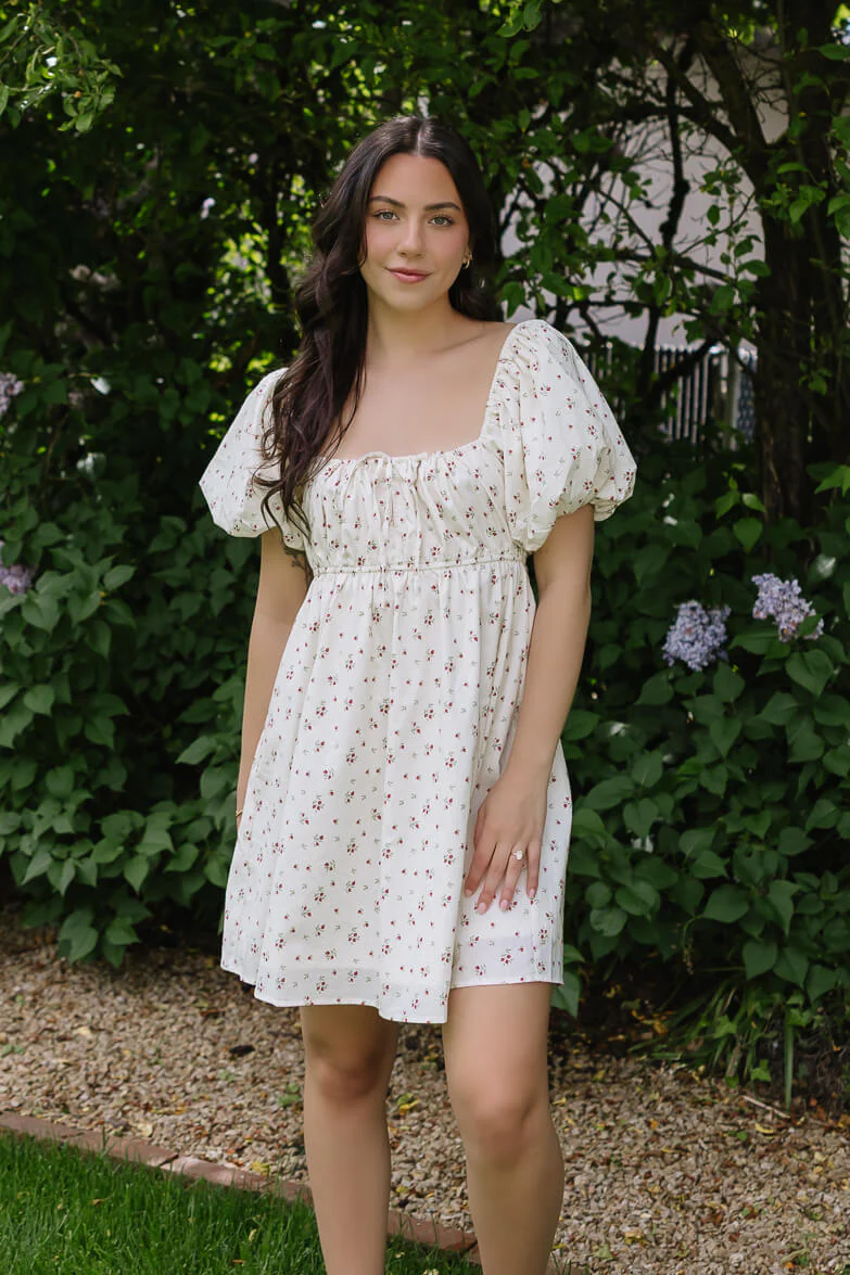 Palmer Pomegranate Mini Dress - FINAL SALE