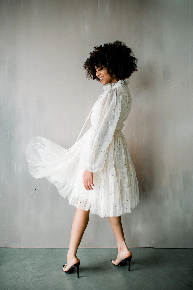 Twilight Tulle Star Mini Dress  - FINAL SALE