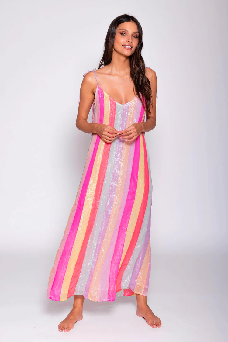 Cary Rainbow Dress - FINAL SALE