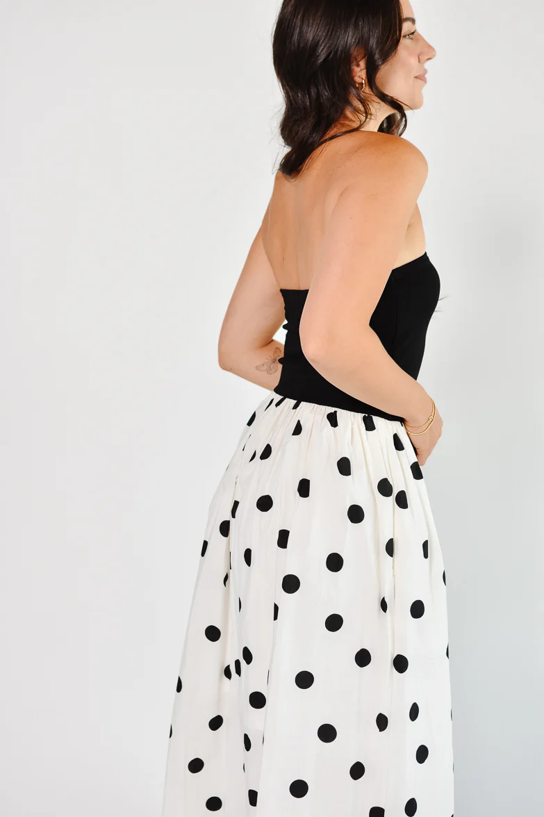 Sofia Polka Dot Maxi Dress