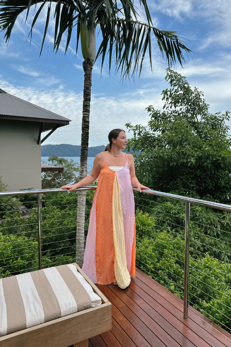Sunset Dreams Colorblock Maxi - FINAL SALE