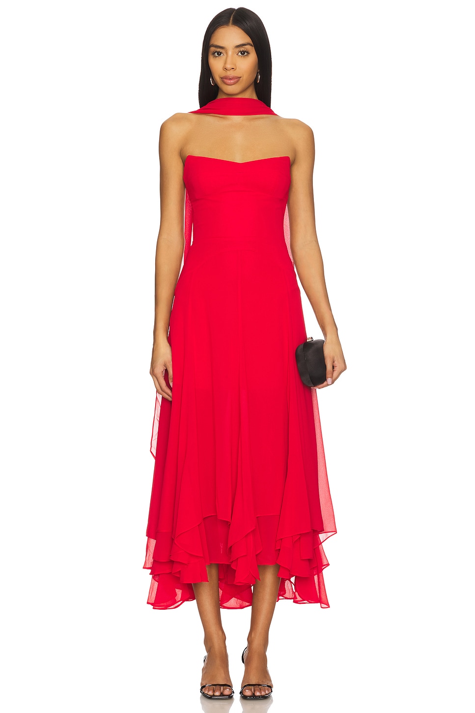 Monterey Dress With Scarf