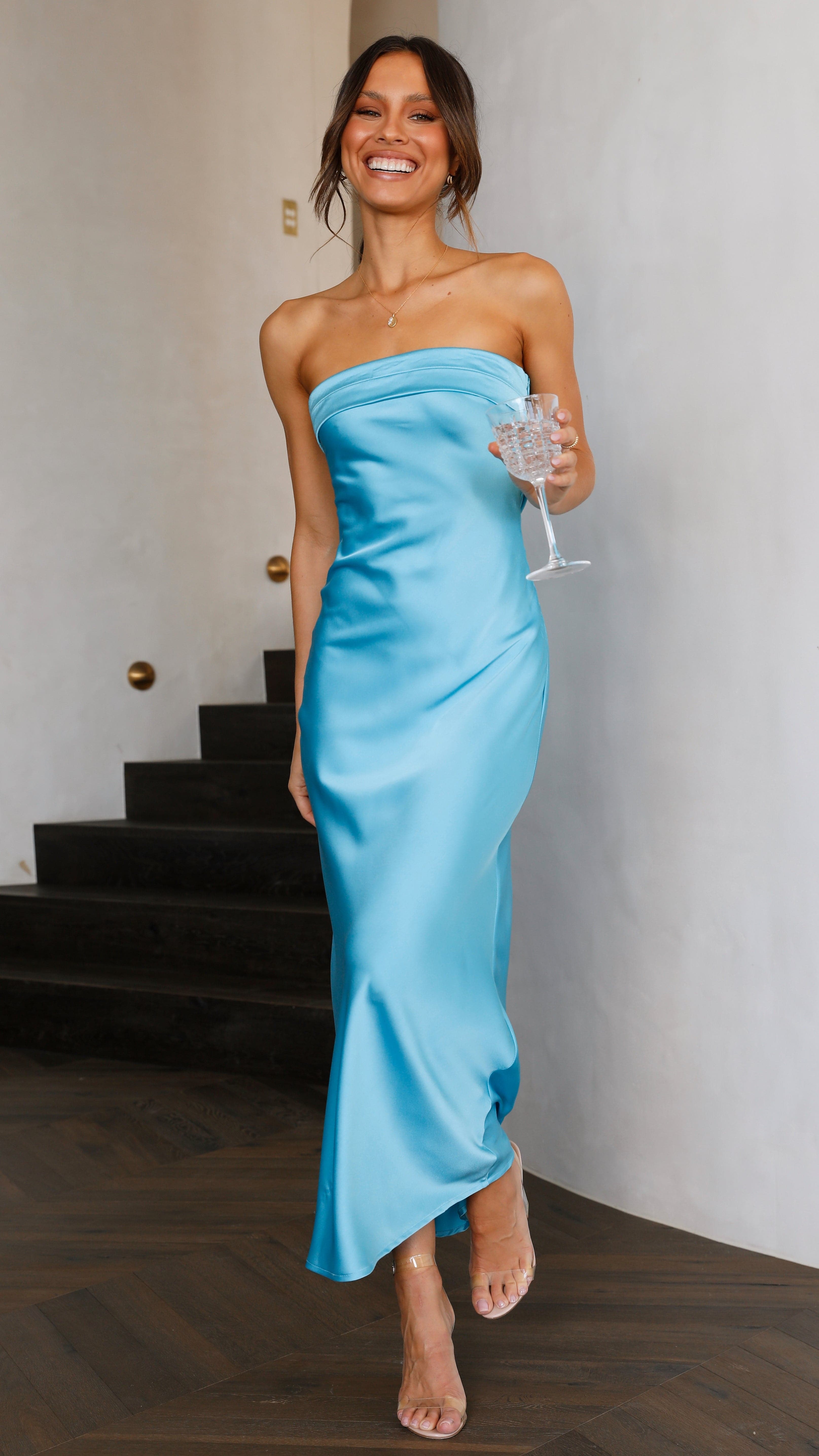 Miya Maxi Dress - Blue
