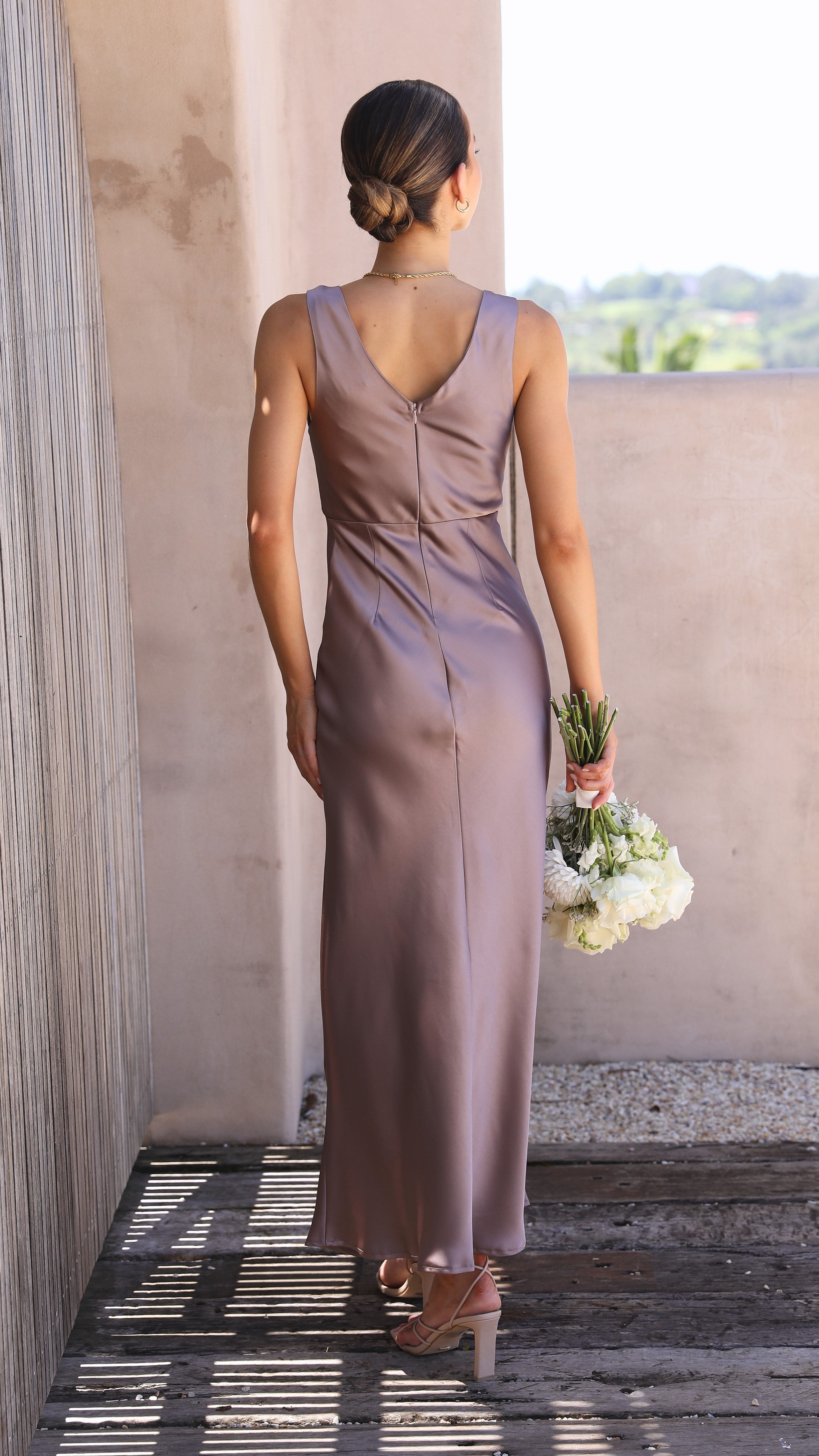 Taylor Maxi Dress - Mushroom