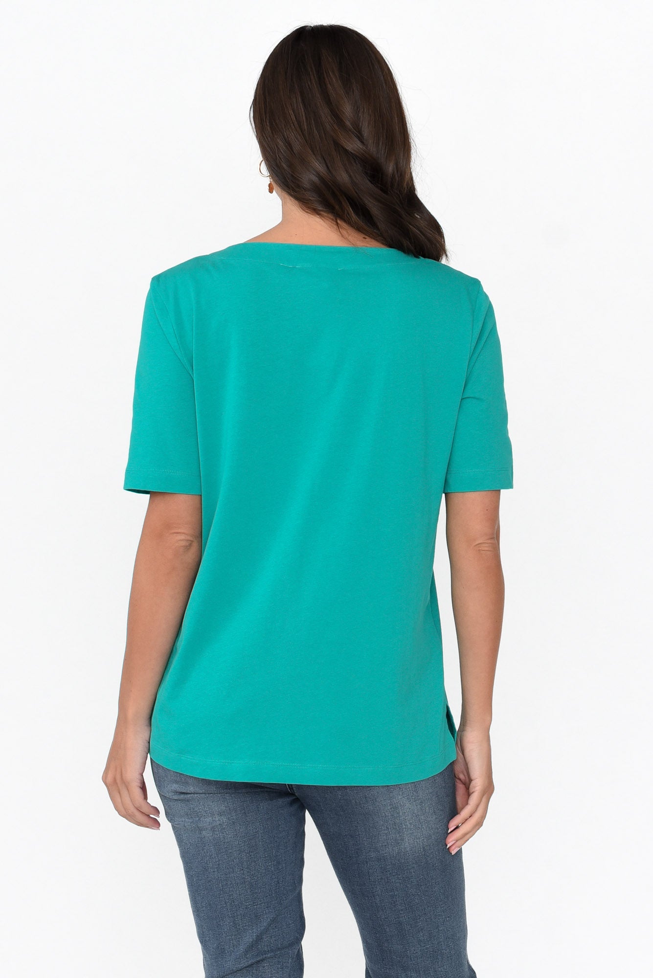 Rosalie Jade Green Cotton Tee