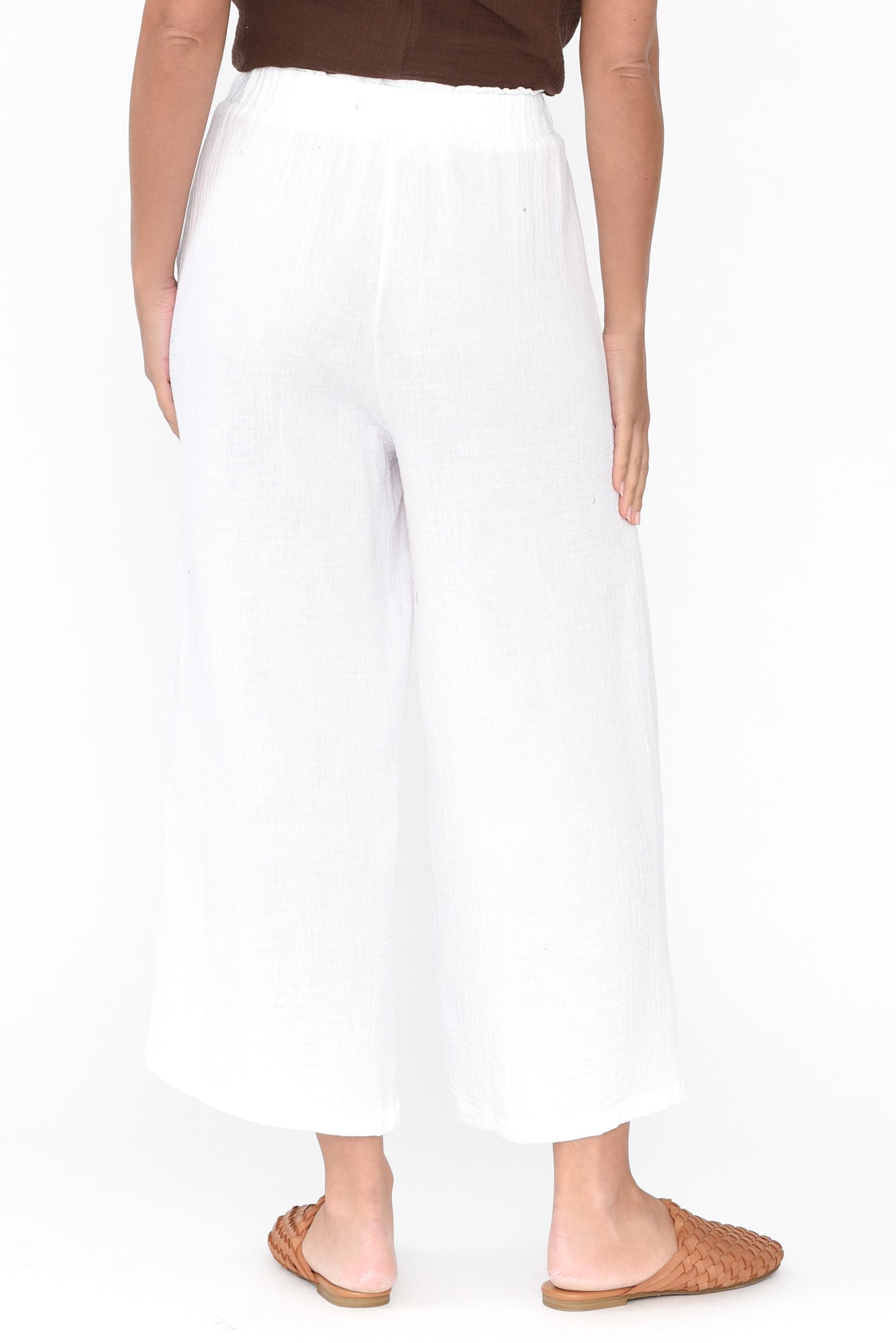 Byron White Cotton Pocket Pant