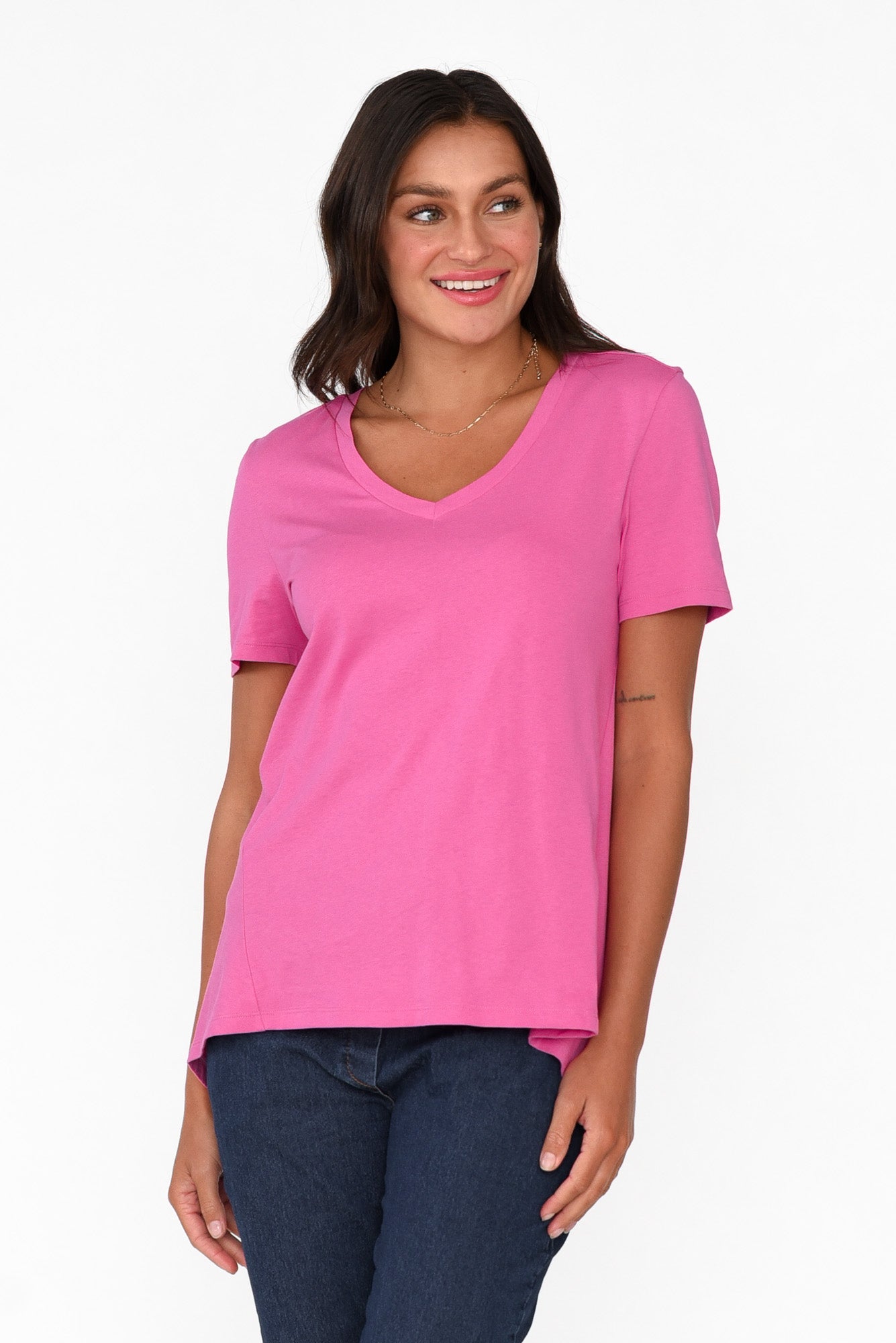 Luella Hot Pink Cotton Tee