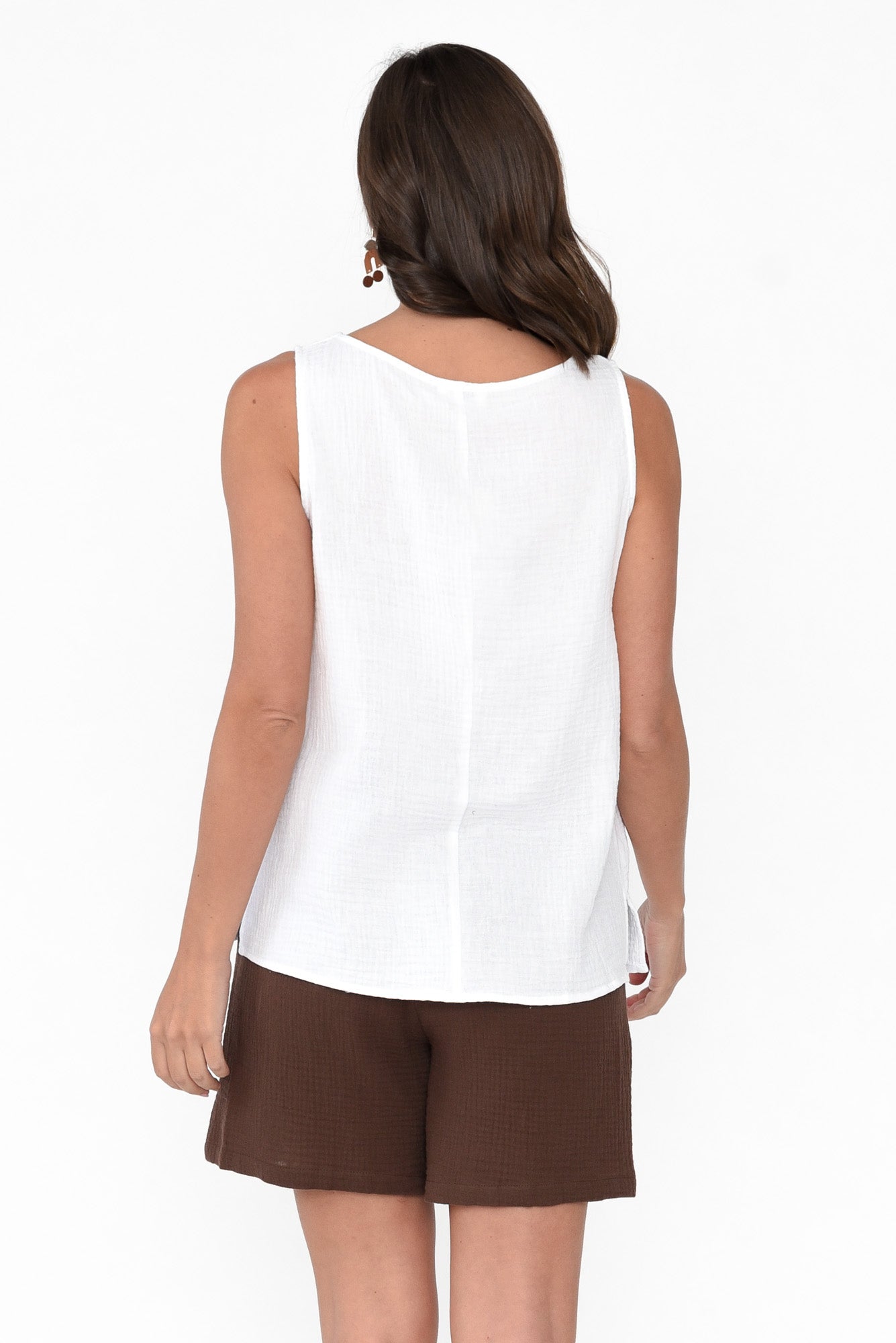 Byron White Cotton Tank