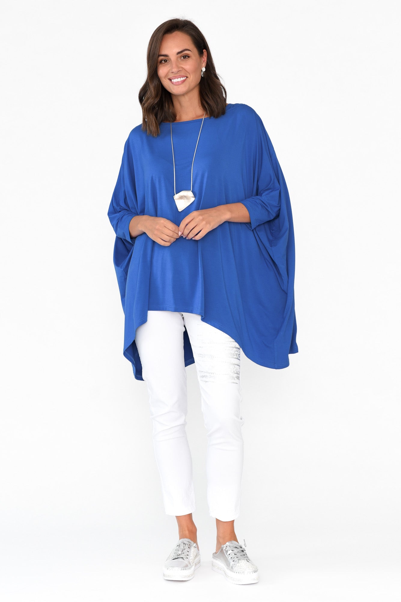 Zachary White Foil Stretch Pant