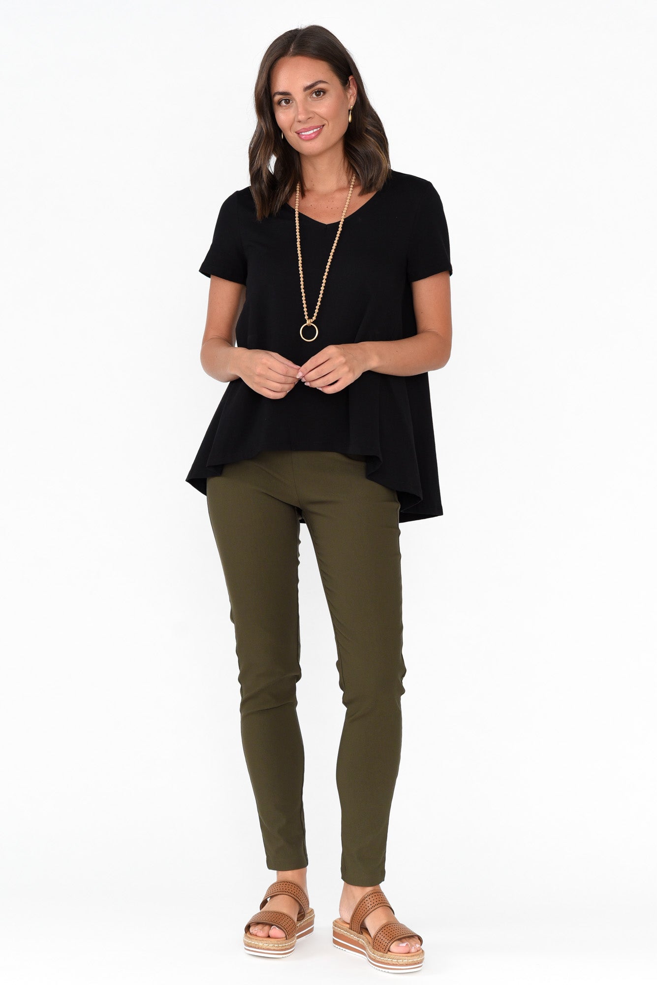 Montreal Black Cotton Tee