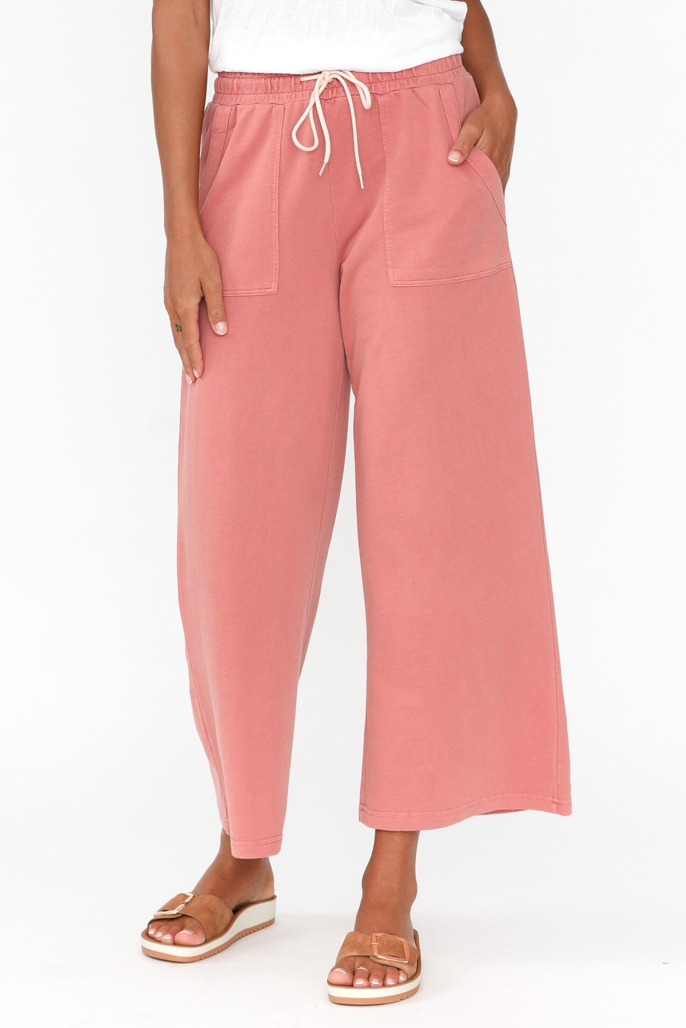 Mariam Blush Relaxed Track Pant